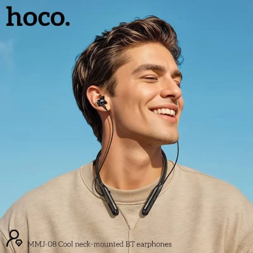 HOCO MMJ08 Wireless Neckband | 40-Hour Talk/Music Time | 400-Hour Standby