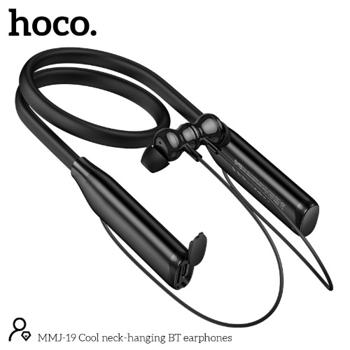 HOCO MMJ19 Long Battery Life Bluetooth Neck Mounted Earphone | 200-Hour Talk/Music Time