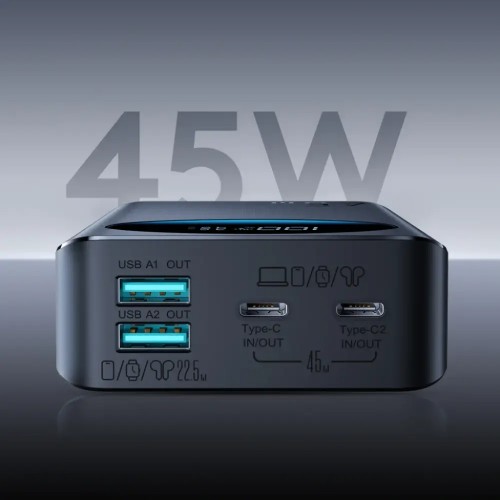 JOYROOM JR-PBF02 Pro 20000mAh 45W Fast Charging Digital Display Power Bank