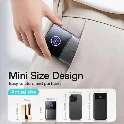 JOYROOM JR-PR1 Power Bank 10000mAh 22.5W with Built-In Retractable Cable